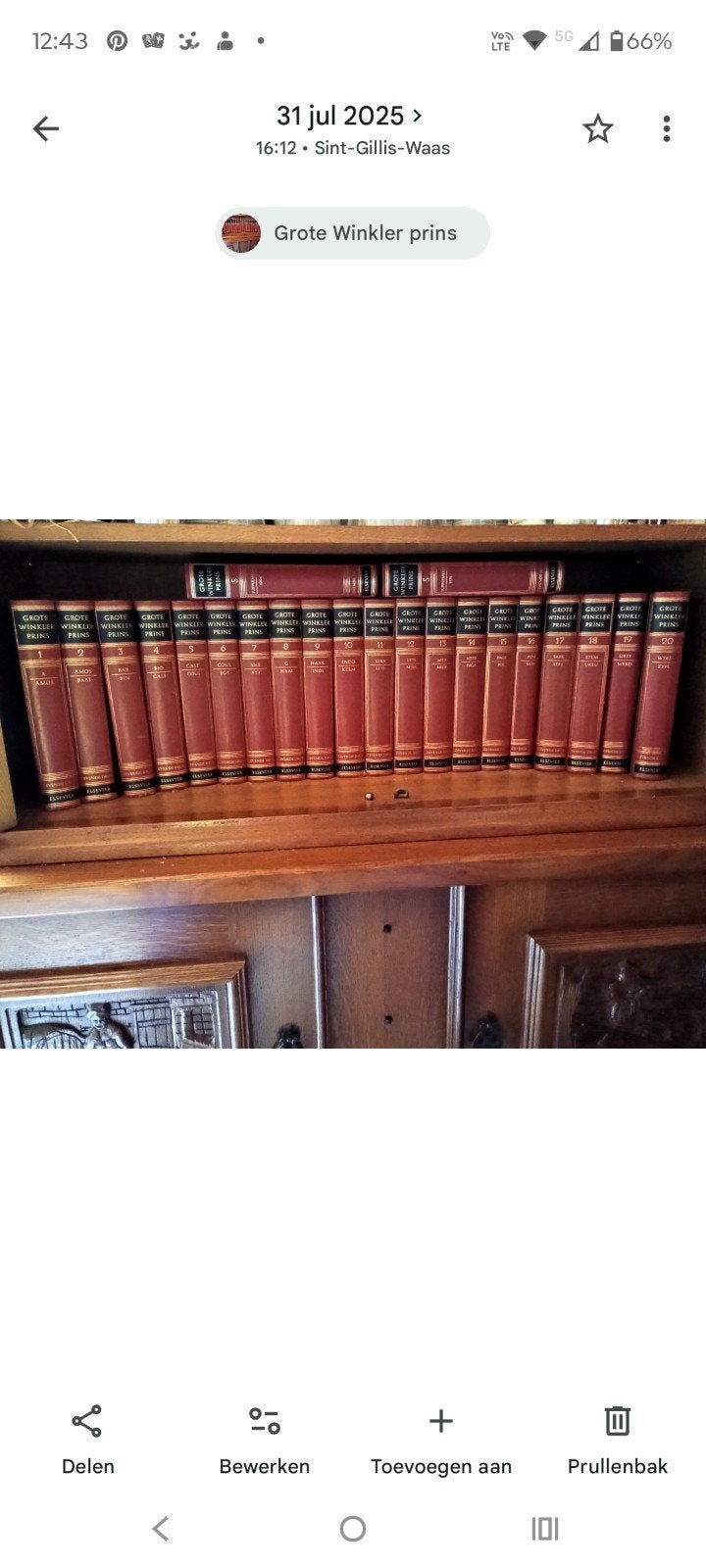gratis encyclopedie grote Winkler prins, Ophalen, Complete serie, Zo goed als nieuw, Overige onderwerpen