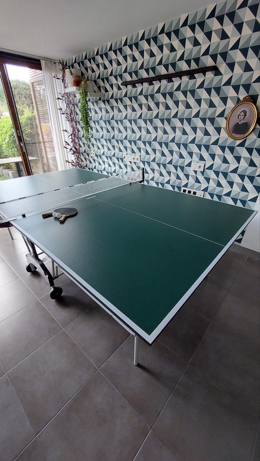 Pingpongtafel Kettler Classic indoor, Sport en Fitness, Tafeltennis, Ophalen, Gebruikt, Tafel Indoor, Inklapbaar