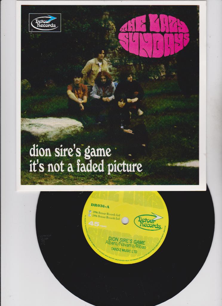 The Lazy Sundays – Dion Sire's Game   Psych MOD, Fotohoes, Ophalen of Verzenden, Zo goed als nieuw, Pop