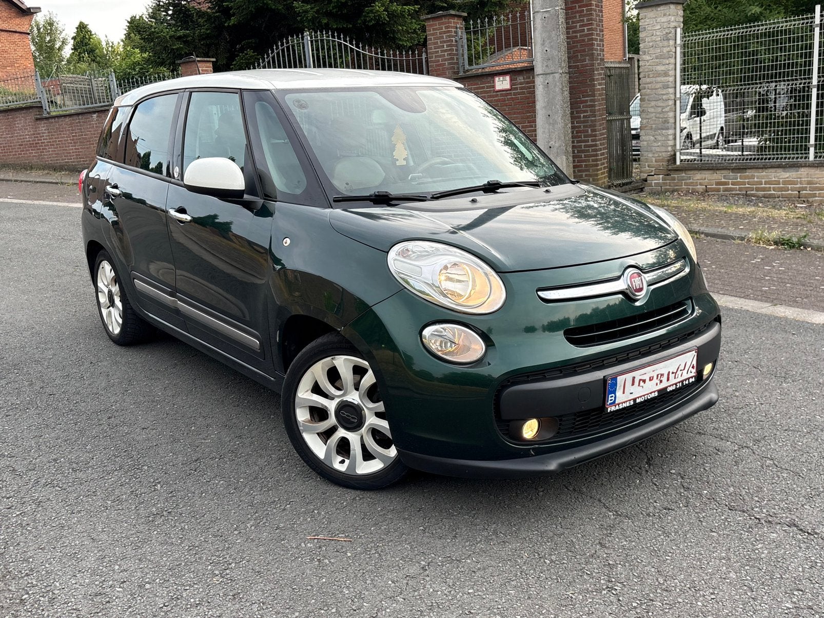 FIAT 500XL LIVING/2013/CLIMA/7 PLACES/ALCANTARA/BON ETAT, Autos, Beige, 7 places, Boîte manuelle, Alcantara