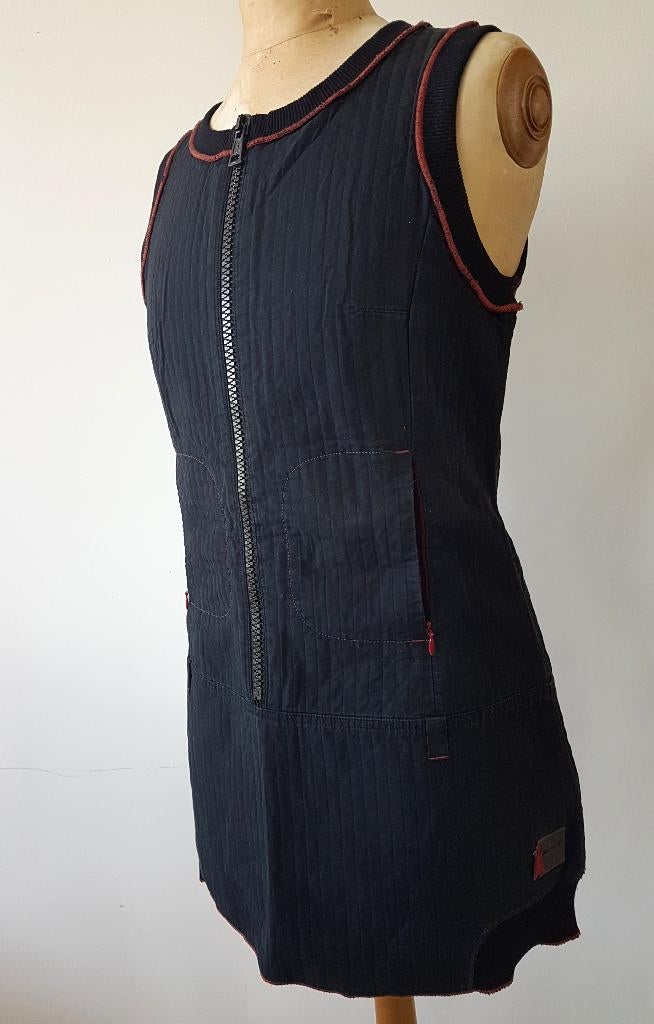 COP COPINE - Jolie robe noire - T.42, Kleding | Dames, Jurken, Gedragen, Maat 42/44 (L), Zwart, Boven de knie, Ophalen of Verzenden