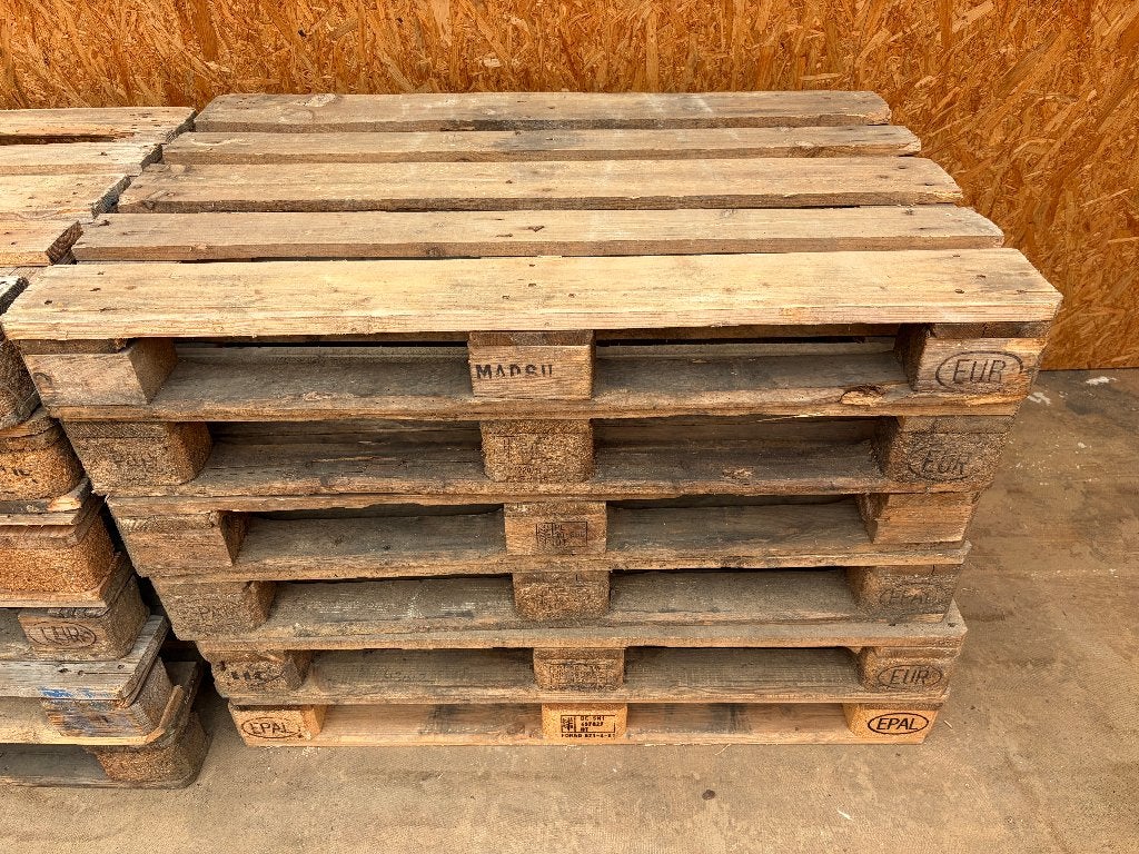 15 gebruikte EURO / EPAL palletten (droog), Ophalen, Gebruikt