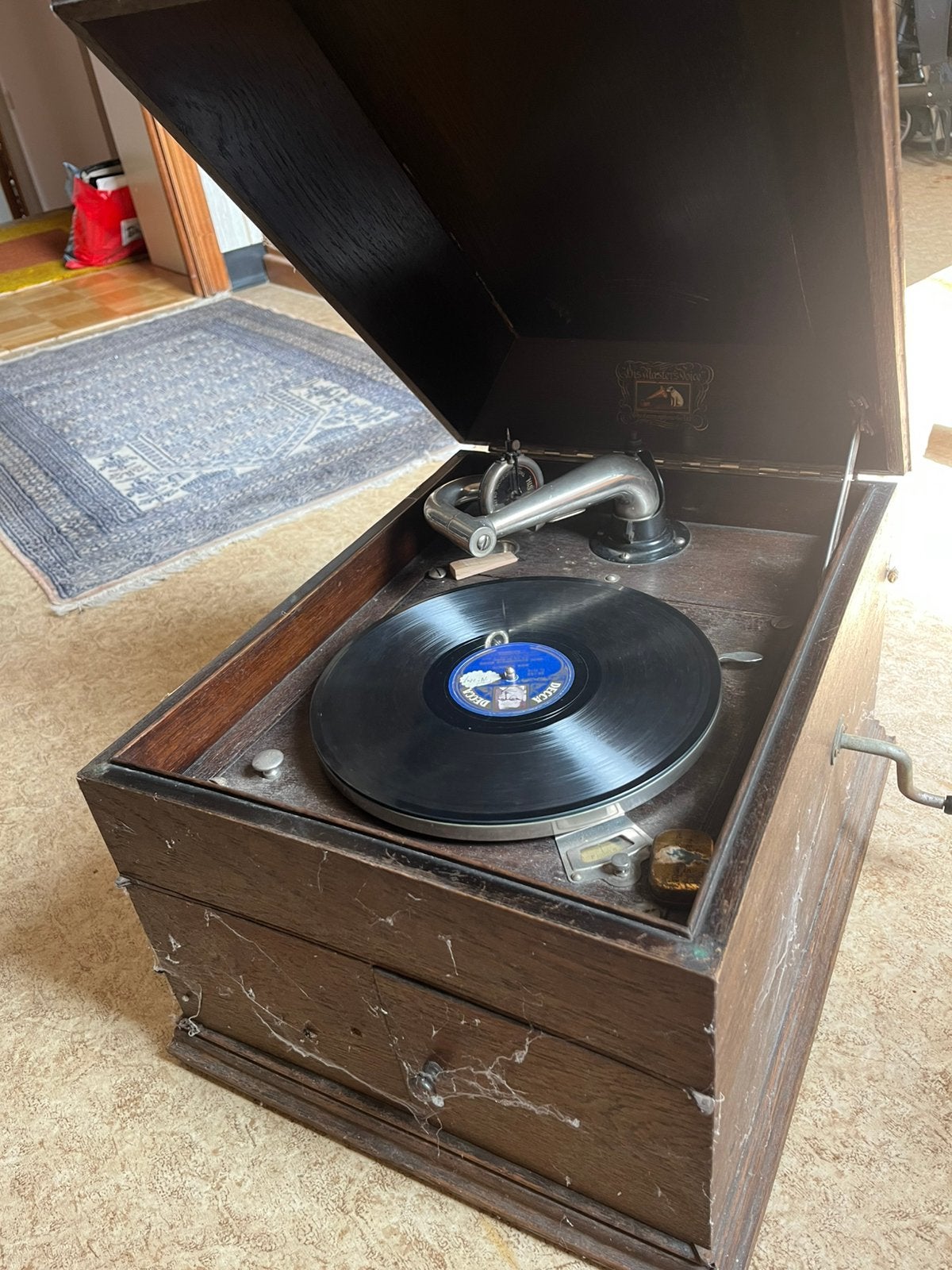 Platenspeler “His Master’s Voice”, Antiek en Kunst, Ophalen