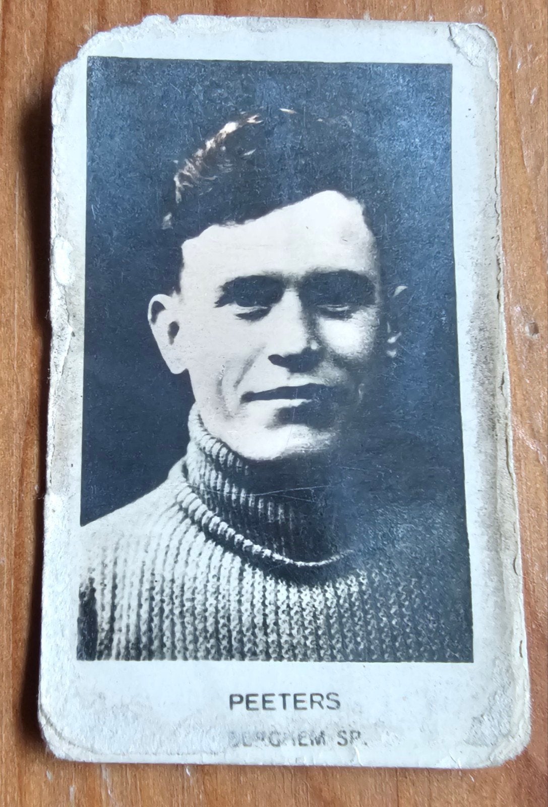 Football chromo Berchem Sport de 1932 de Peeters pre panini, Enlèvement ou Envoi, Utilisé, Image