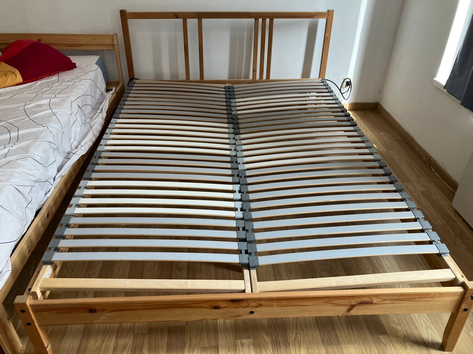 Double bed GRATIS, Ophalen, Gebruikt