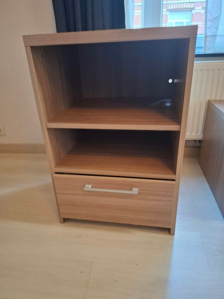 Kast  - Deel van set met TV-meubel, Ophalen, Gebruikt, 50 tot 100 cm, Minder dan 100 cm