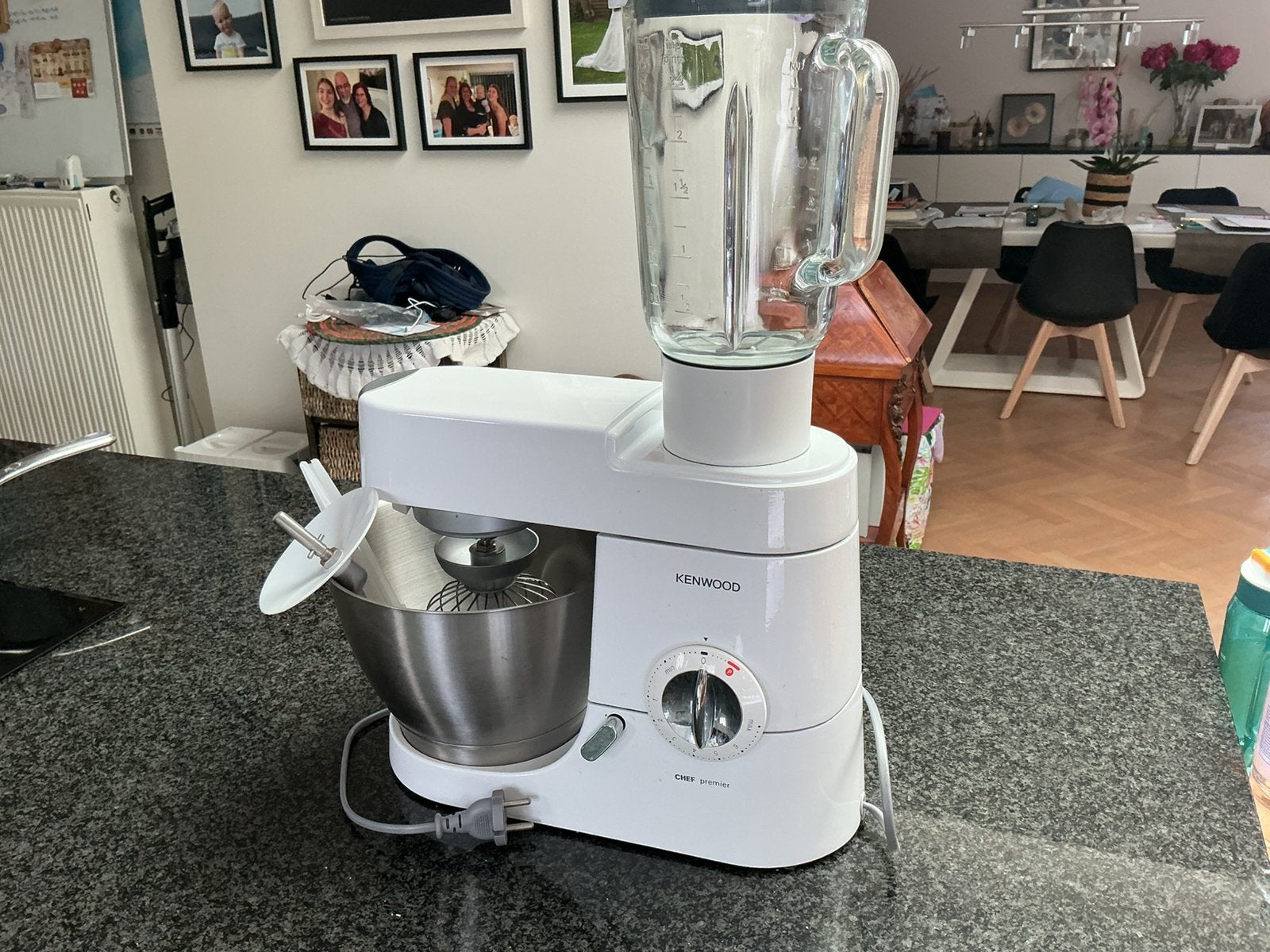 Kenwood keukenrobot KMC510 chef premier, 4 litres ou plus, Enlèvement, Comme neuf, 3 vitesses ou plus
