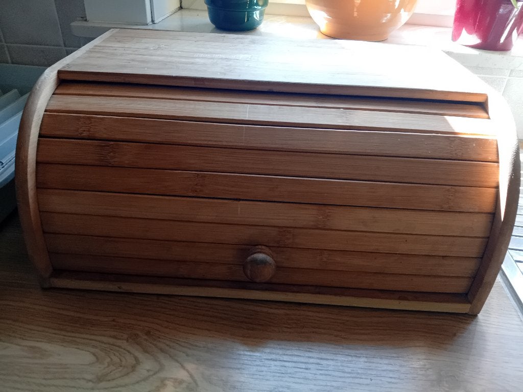 Broodtrommel in hout, Huis en Inrichting, Ophalen, Hout, IKEA, Zo goed als nieuw