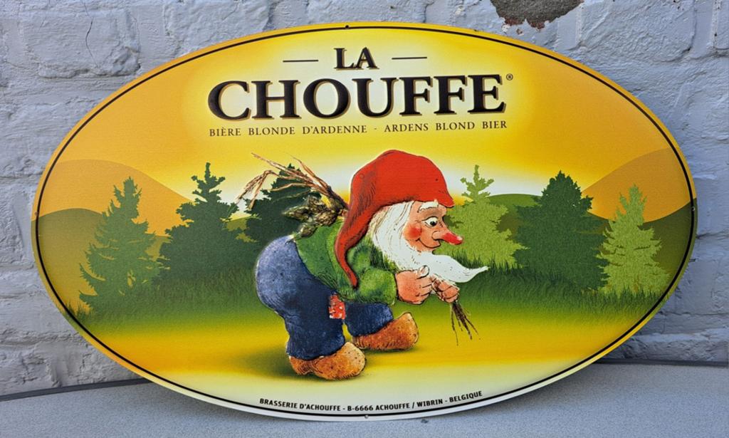 Chouffe bord metaal, Verzamelen, Ophalen