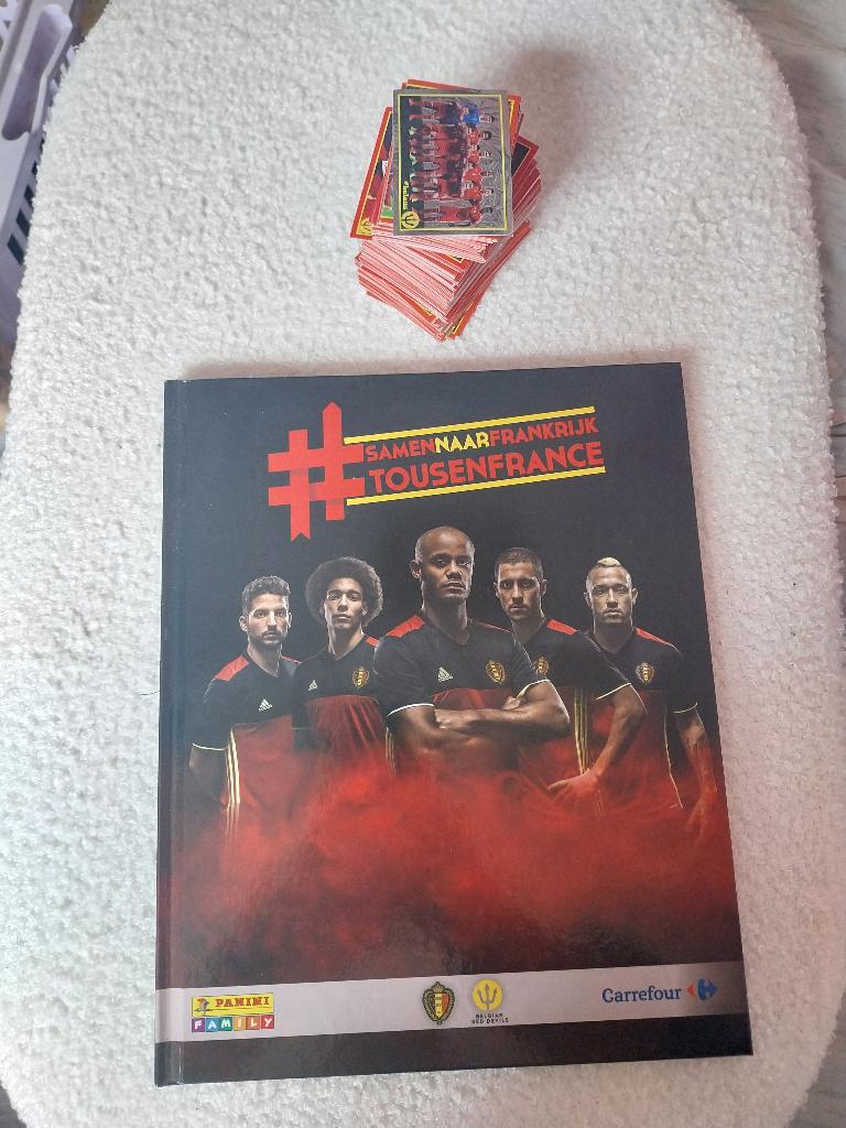 Panini belgique carrefour 2016(vide a collé), Enlèvement ou Envoi, Comme neuf, Autocollant