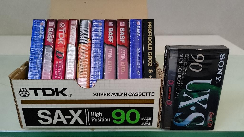 11 Nieuwe maxell ,Basf & Tdk cassette banden, Ophalen of Verzenden, Nieuw in verpakking
