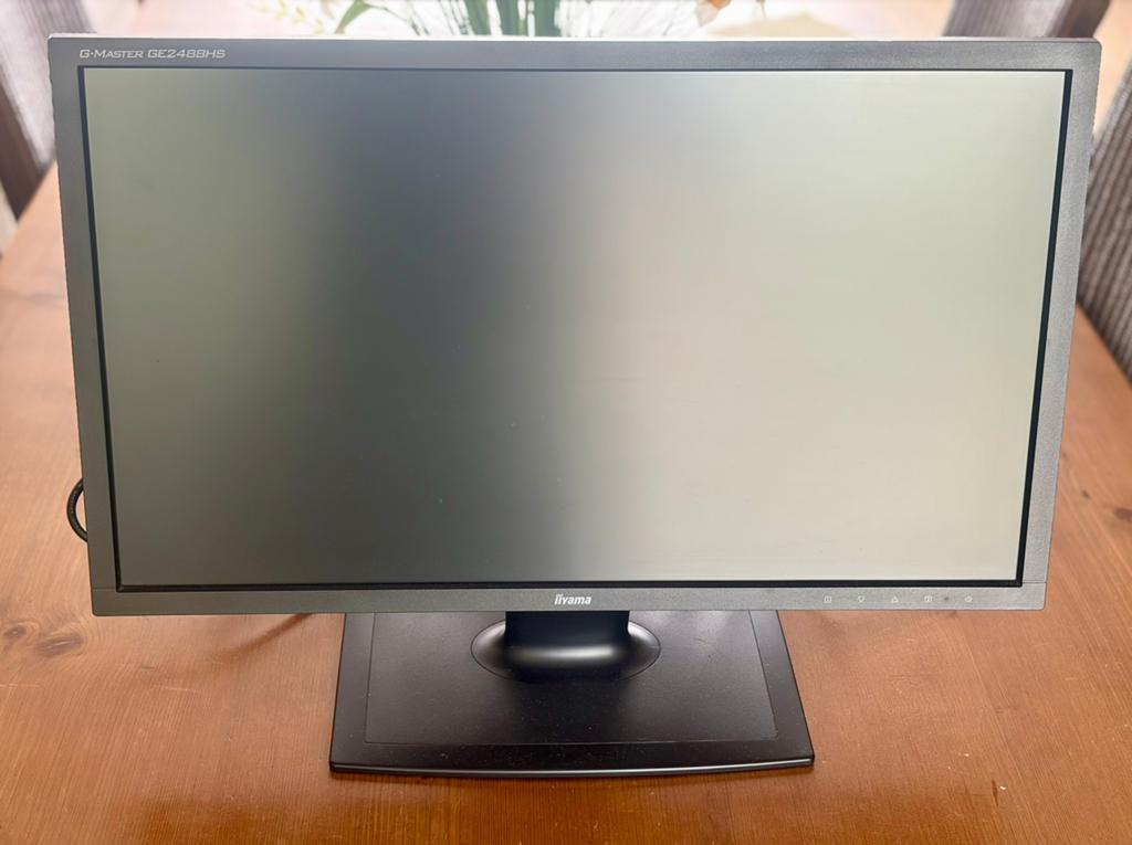 PC scherm 24” TFT llyama, Toetsenbord Logitech, Ophalen, Zo goed als nieuw
