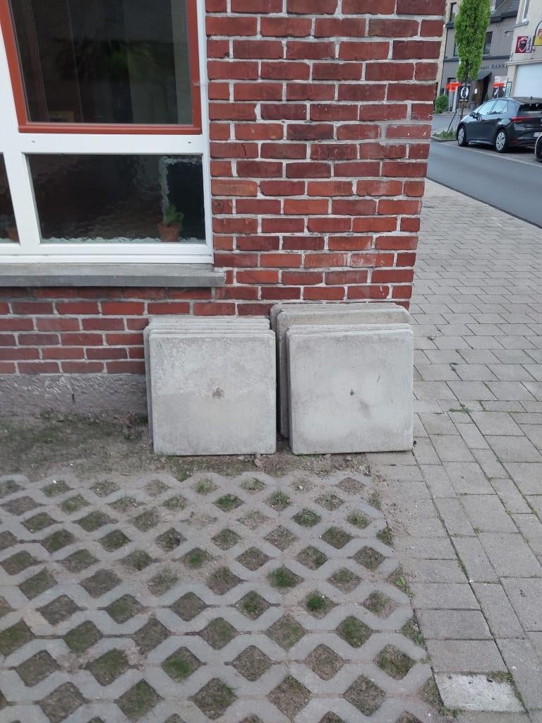 Beton deksel regenput septische put 60*60 cm en 54*54 cm, Doe-het-zelf en Bouw, Ophalen, Zo goed als nieuw