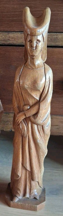 Houten beeld, Antiek en Kunst, Kunst | Beelden en Houtsnijwerken, Ophalen of Verzenden, Beeld