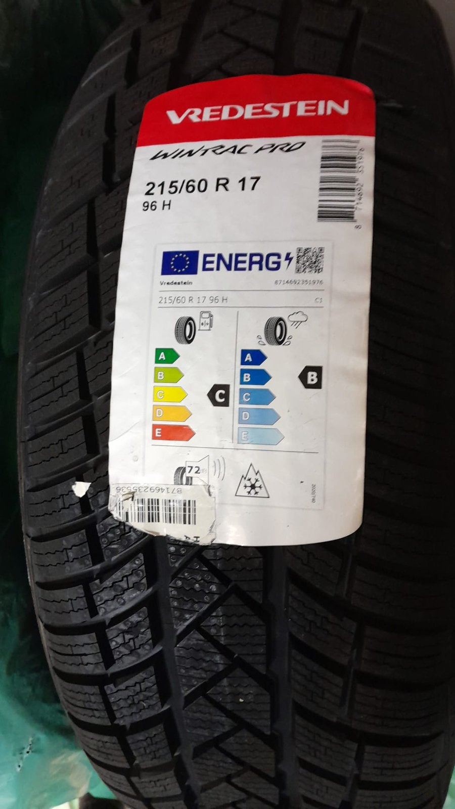 4 vredestein autobanden, Autos : Pièces & Accessoires, Enlèvement, Autres dimensions, Pneus hiver, Pneu(s)