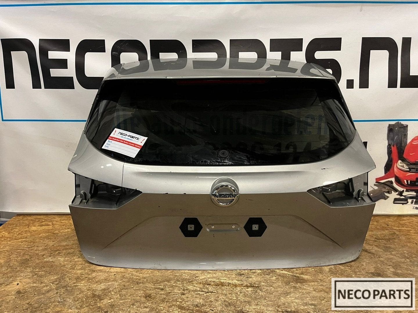 NISSAN QASHQAI J12 ACHTERKLEP ORIGINEEL ALLES LEVERBAAR !!!, Arrière, -, Haillon arrière, Utilisé