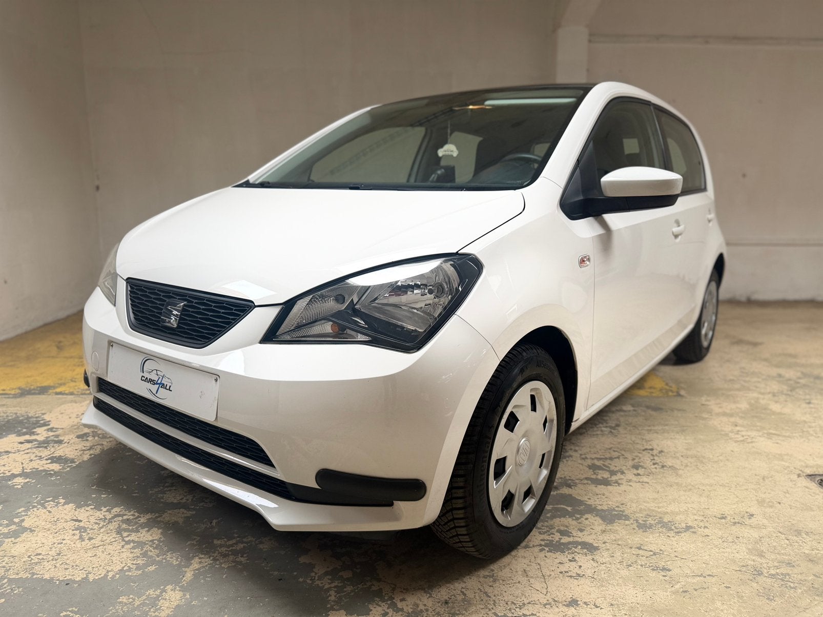 SEAT Mii 1.0i Reference AIRCO AUTOMAAT PANO  !! 72 000 KM !!, Auto's, Stof, Mii, Wit, 5 deurs