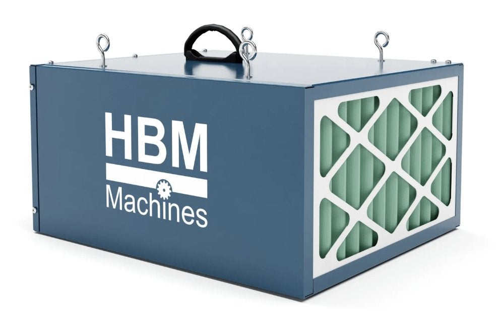 HBM luchtfiltersysteem 100 Watt, Articles professionnels, Machines & Construction | Travail du bois, Enlèvement ou Envoi