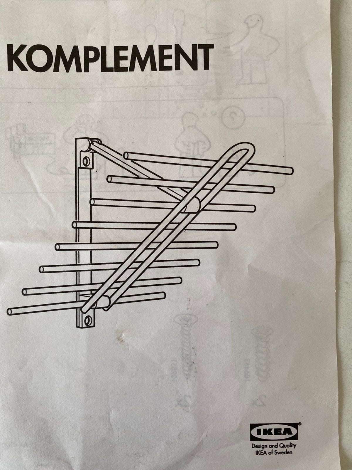 Kapstok dassen/riemen IKEA, Maison & Meubles, Accessoires pour la Maison | Portemanteaux, Enlèvement, Comme neuf