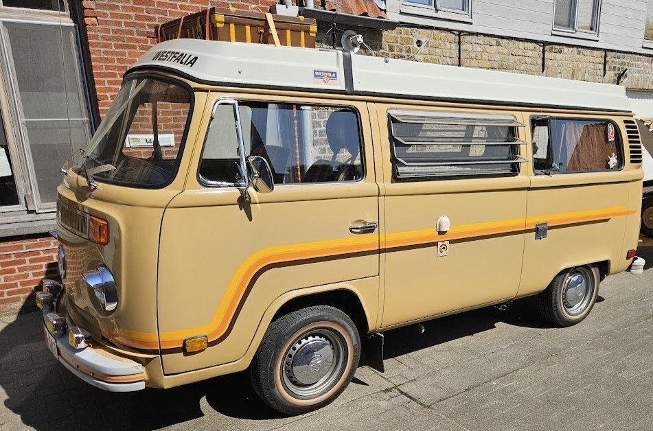 VW T2 Westfalia Berlin, 4 deurs, Volkswagen, Beige, Handgeschakeld