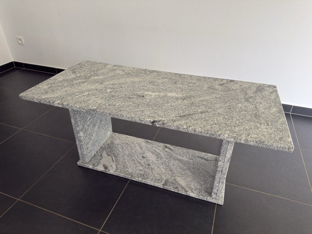Massief granieten bijzettafel 110x50x62 cm - perfecte staat, Maison & Meubles, Enlèvement
