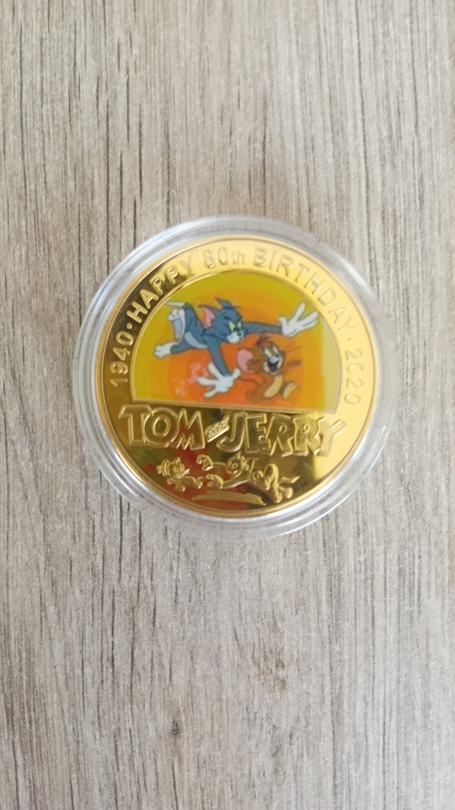 80 jaar TOM EN JERRY. HERDENKINGSMUNT, Ophalen of Verzenden