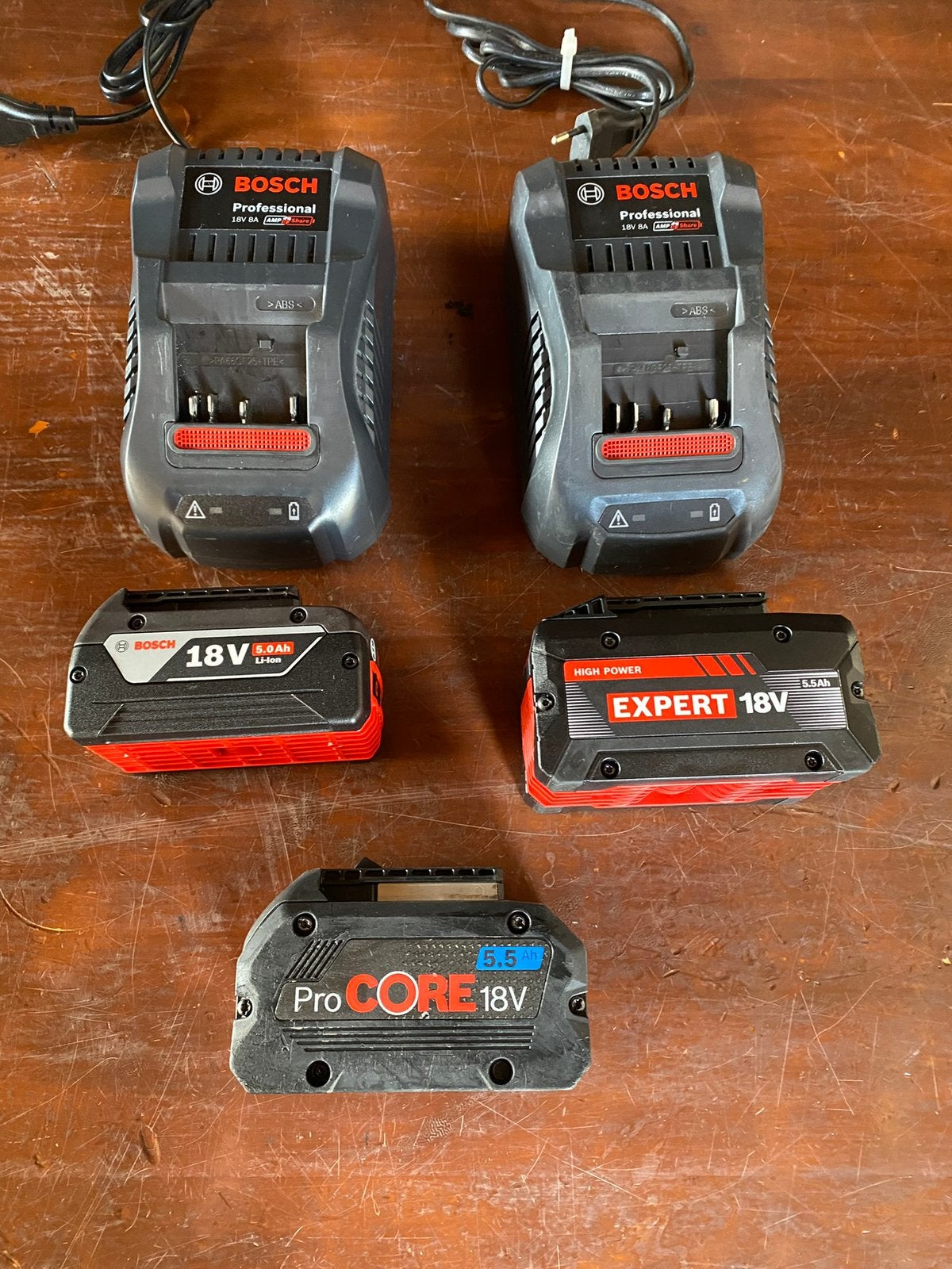 Batteries et deux chargeurs Bosch neufs, Bricolage & Construction, Enlèvement ou Envoi, Neuf
