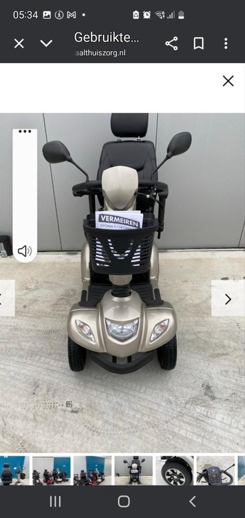 Scootmobiel, Ophalen