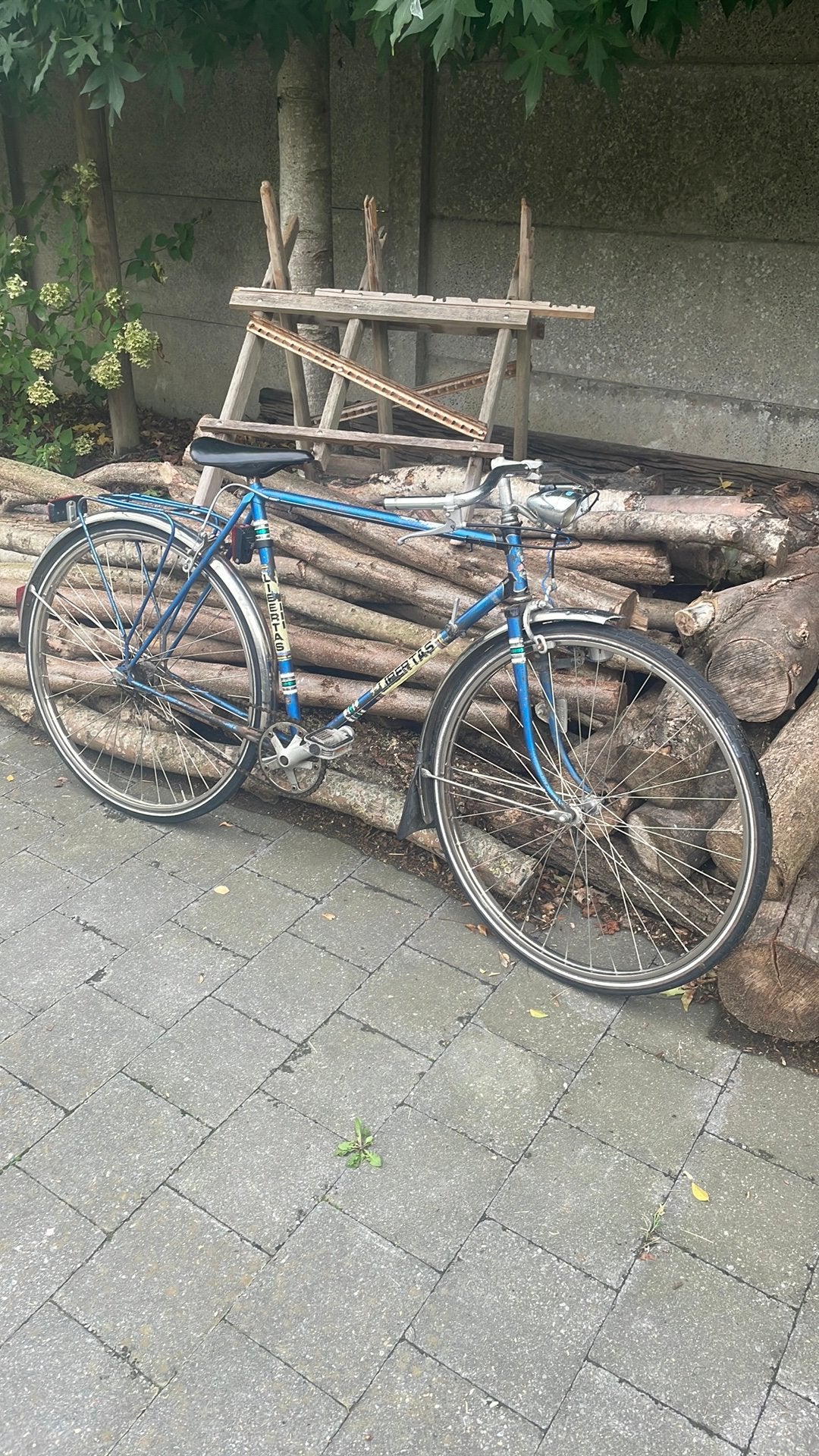 Retro fiets, Ophalen, Velgrem