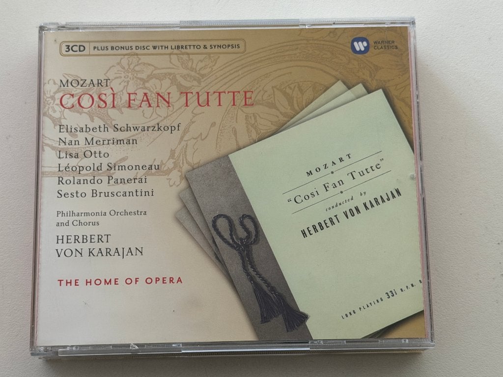 Mozart – Così Fan Tutte (3-CD + CD-Rom), Enlèvement ou Envoi, Utilisé, Album, Mozart