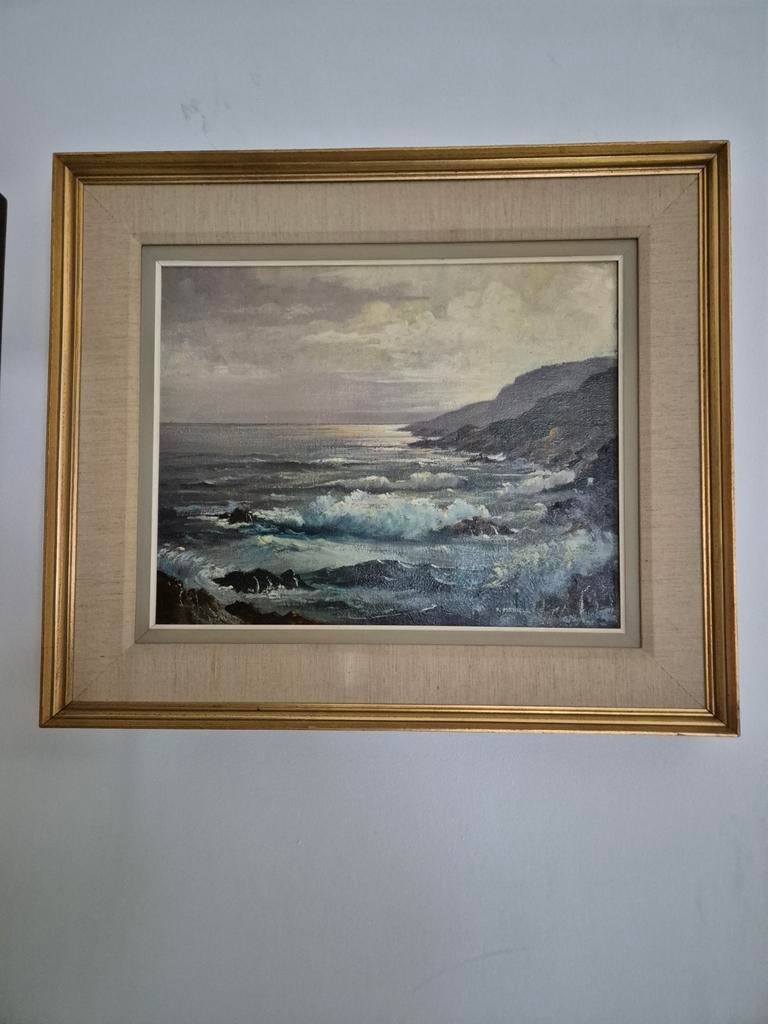 Schilderij gesigneerd P.Michiels, Antiek en Kunst, Kunst | Schilderijen | Klassiek, Ophalen