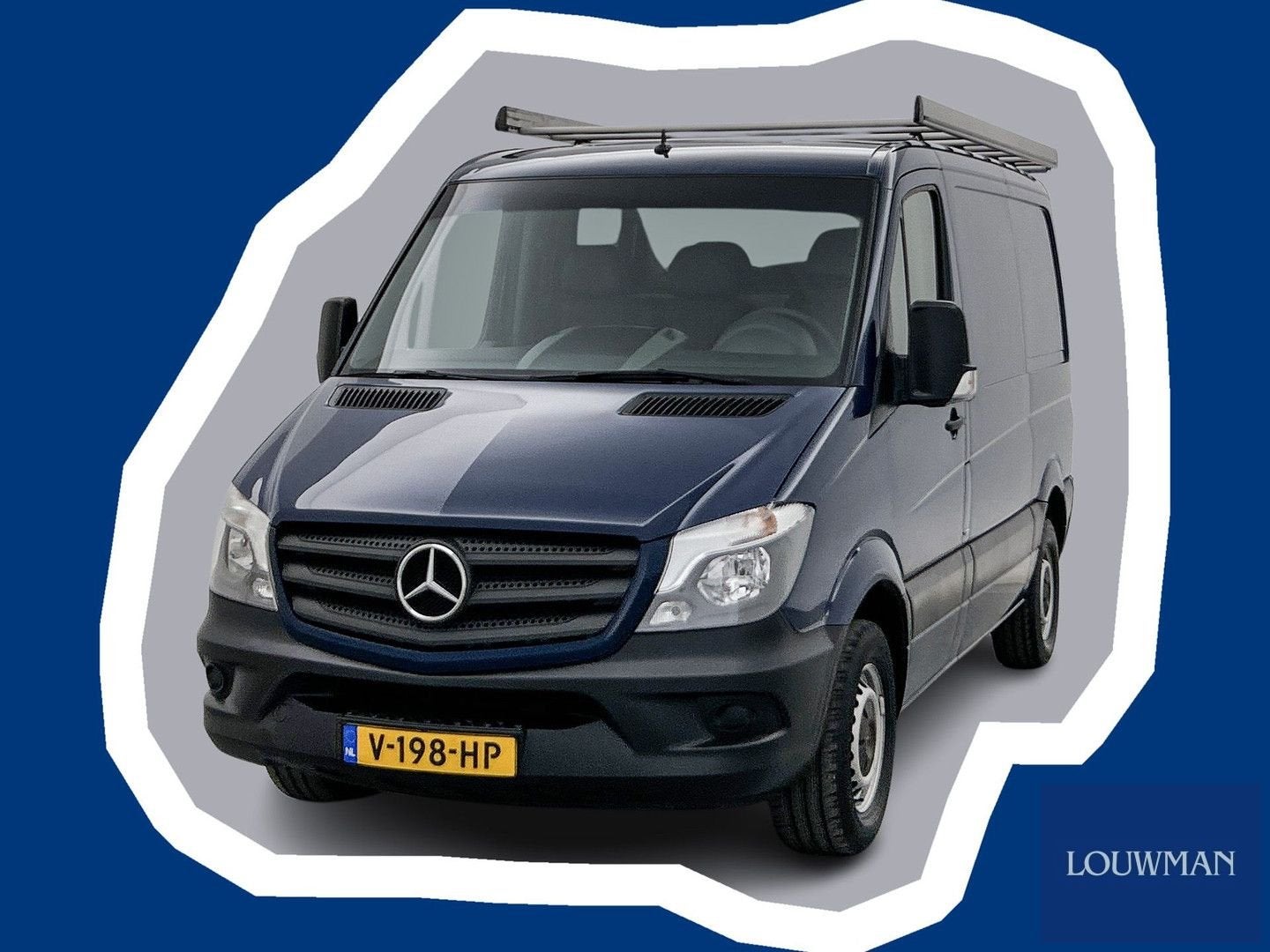 Mercedes-Benz Sprinter 211 2.2 CDI 325 L1H1 Airco Cruise Con, Auto's, Automaat, 199 g/km, Blauw, Mercedes-Benz