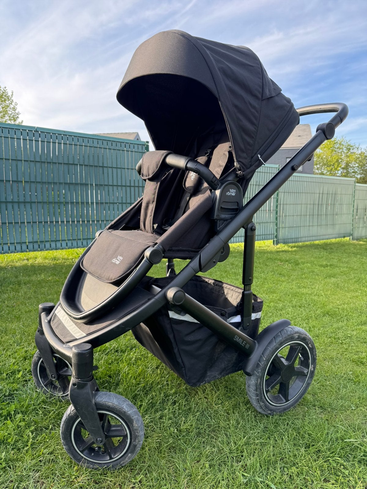 Britax Römer Smile III kinderwagen + cosy + Isofix-onderstel, Ophalen, Zo goed als nieuw