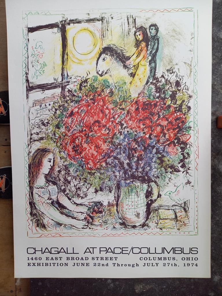 Chagall postertentoonstelling USA, Antiek en Kunst, Ophalen of Verzenden