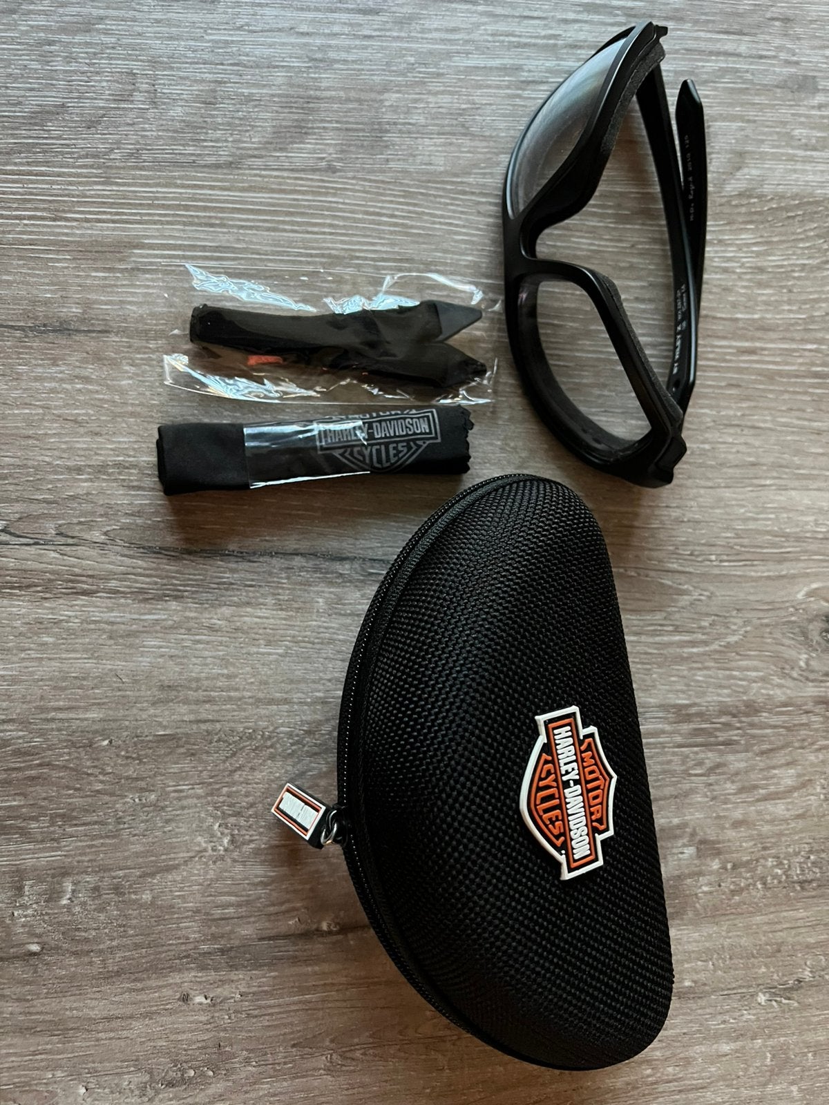 Harley davidson motorbril zgan, Motoren, Ophalen, Zo goed als nieuw