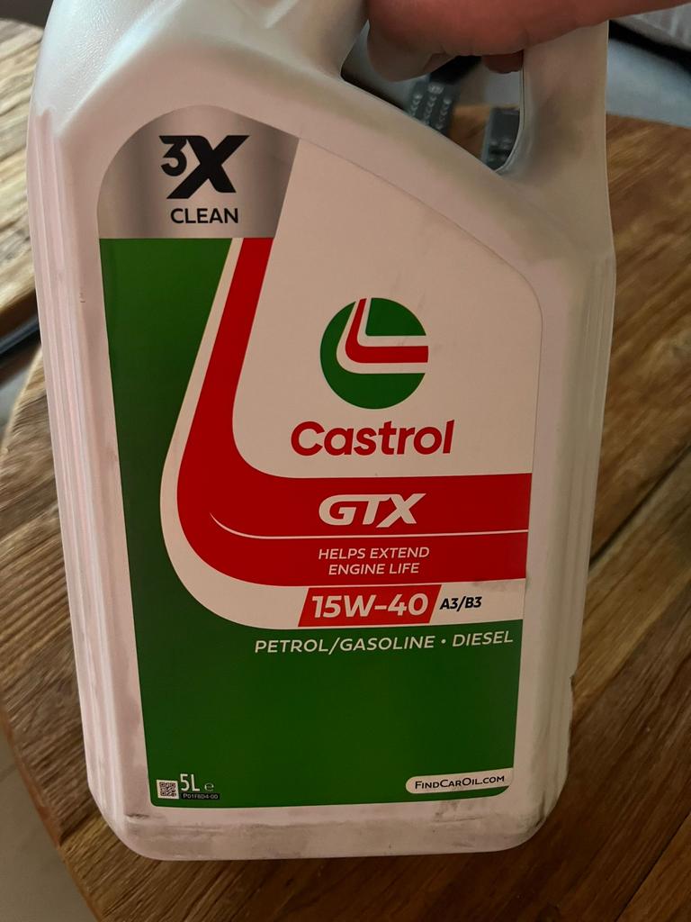 Castrol GTX 15W40 5L, Enlèvement