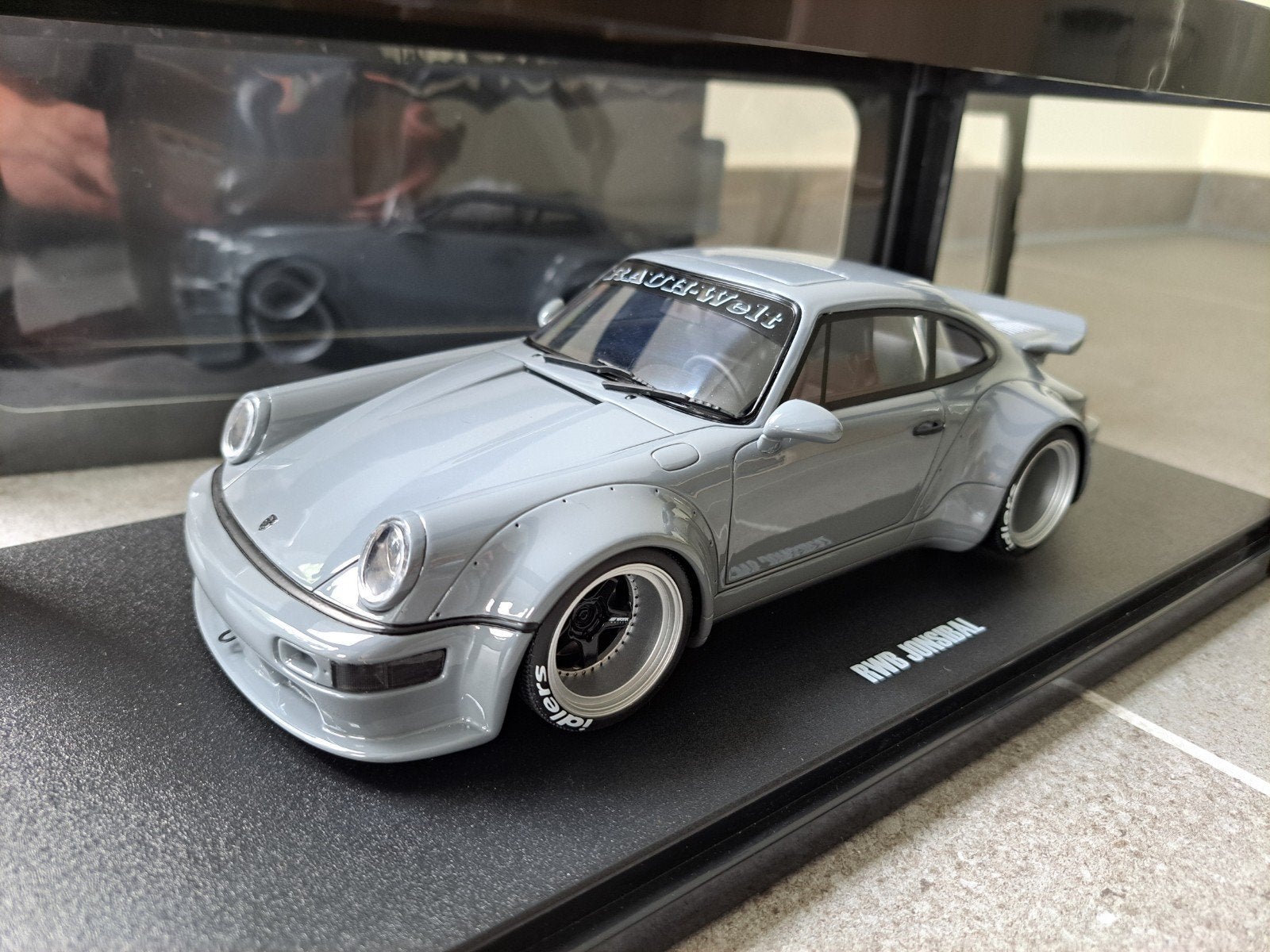 Porsche 911 964 RWB 1/18 GT477 GT Spirit Neuve, Enlèvement ou Envoi, Neuf, Voiture, Autres marques