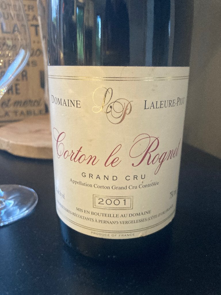 Vin Bourgogne Corton le Rognet grand cru 2001., Neuf, Pleine, Enlèvement, Vin rouge
