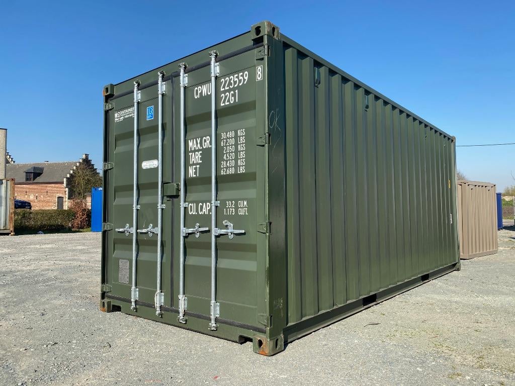 20ft (6m) standaard/gebruikte opslagcontainer, Verzenden