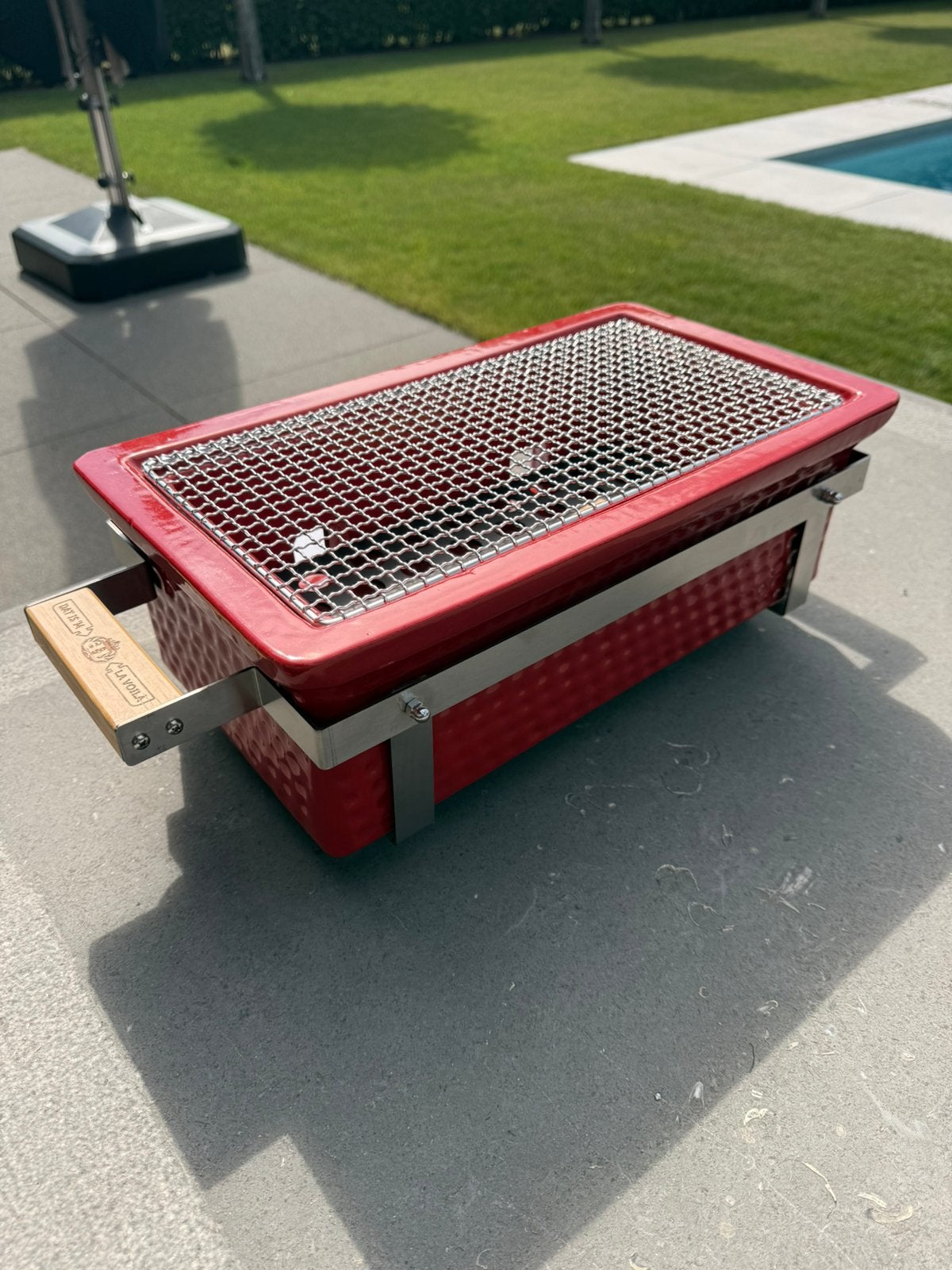 Mini BBQ keramiek, Ophalen, Zo goed als nieuw