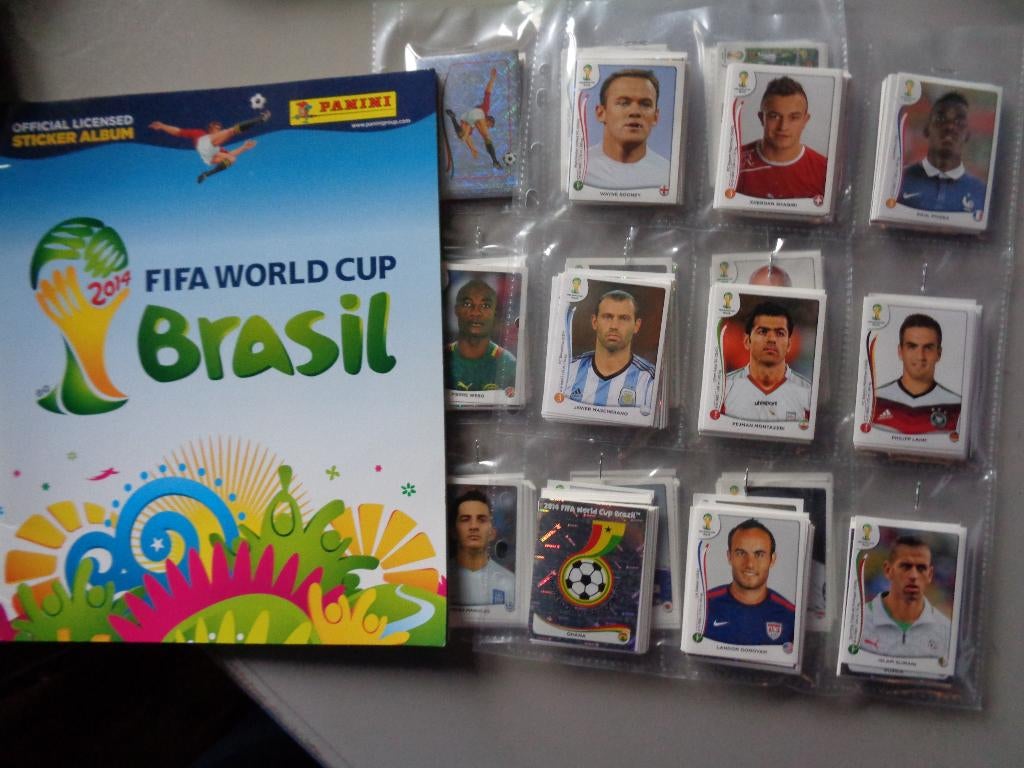 PANINI VOETBAL WORLD CUP 2014 BRASIL VOLL. LOSSE set + album, Verzenden, Nieuw