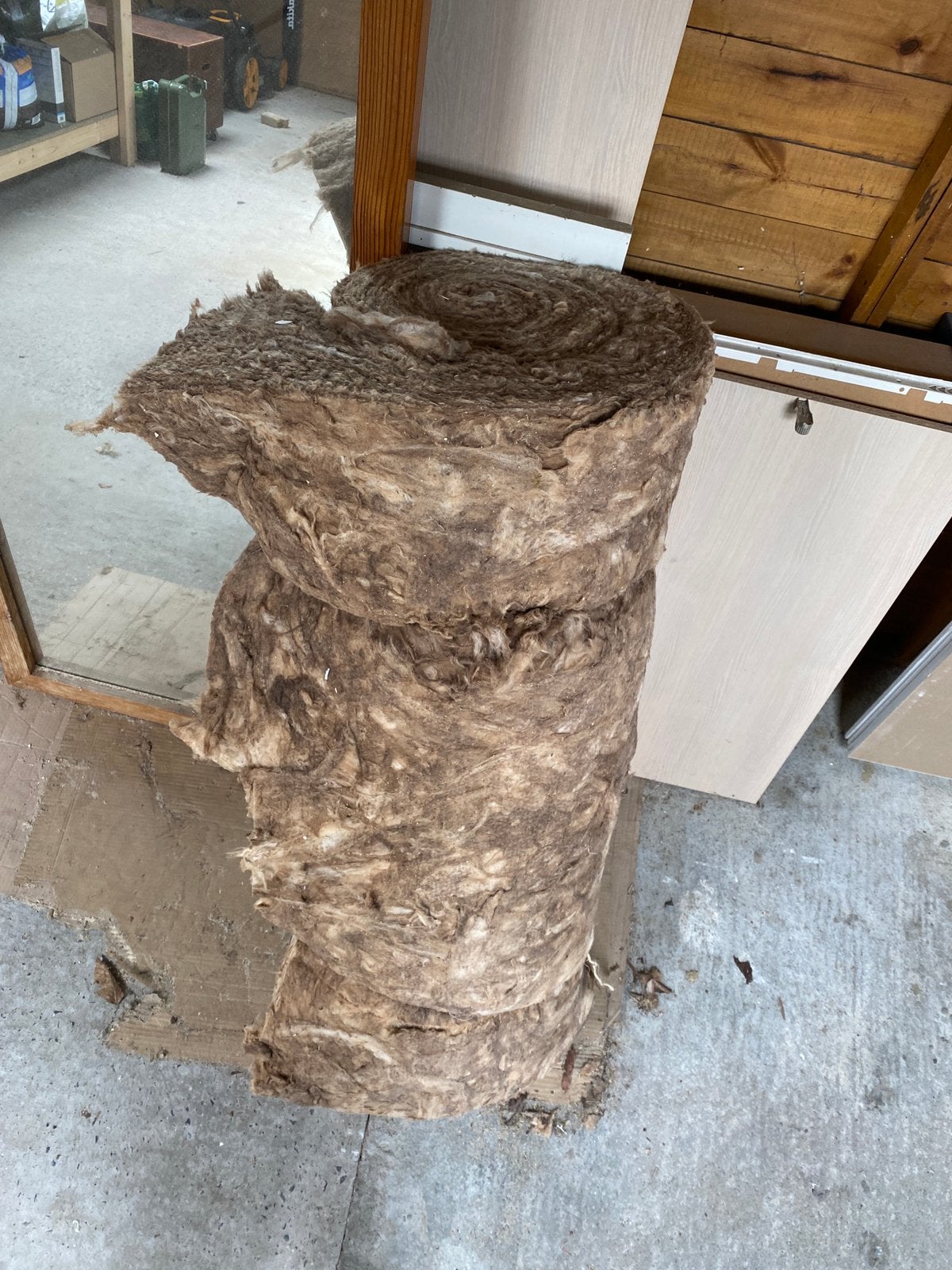 Glaswol Knauf Ecose 16cm +-2a3m2, 12 cm of meer, Zo goed als nieuw, Minder dan 5 m², Glaswol