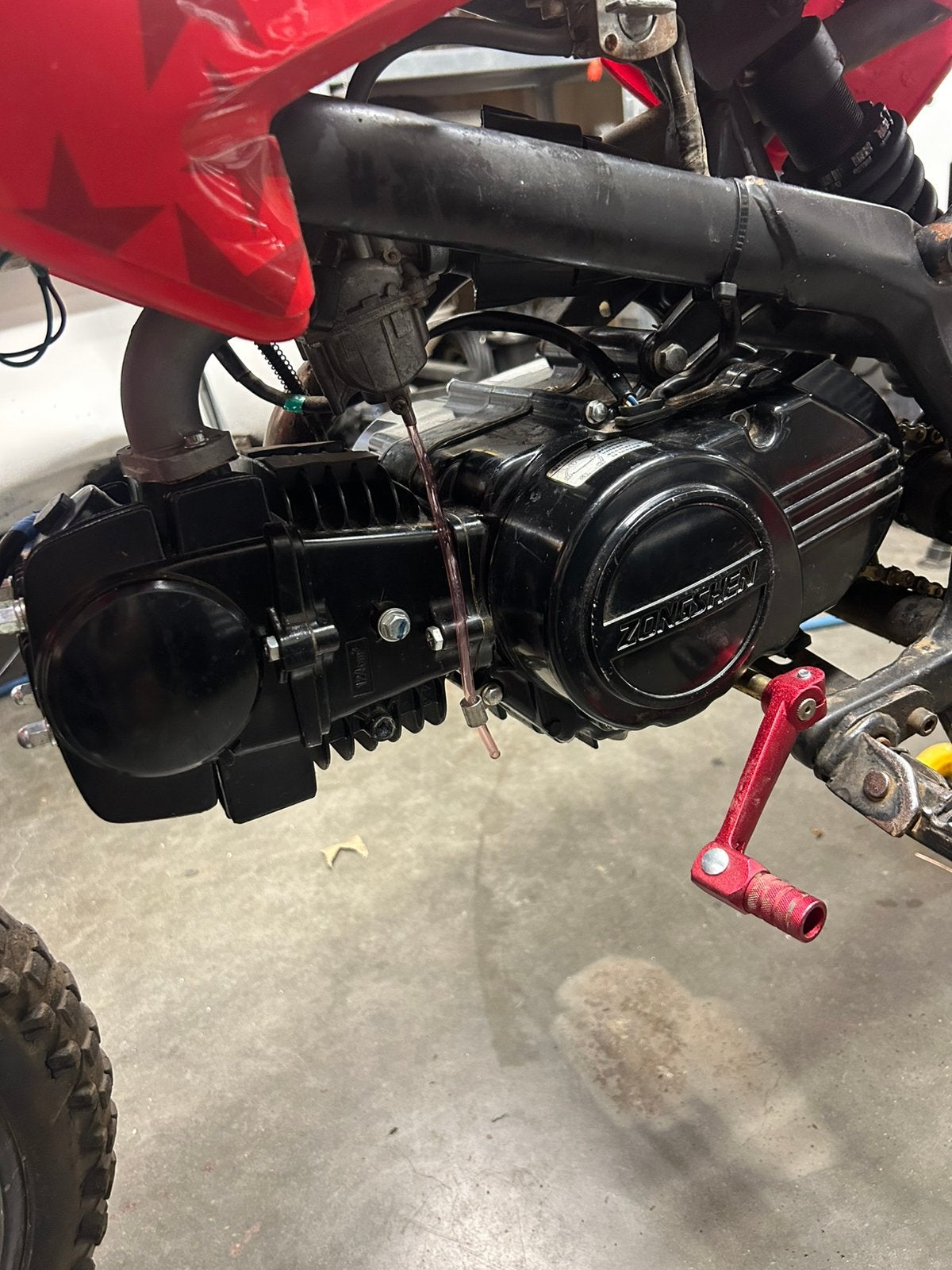 Zongshen 125cc + kabelboom en uitlaat, Enlèvement, Utilisé, Bloc