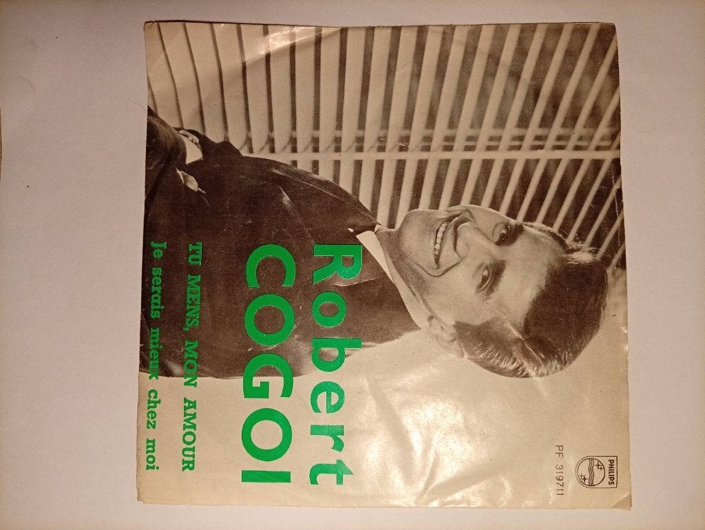 Robert Cogoi Tu Mens Mon Amour Je Serais Mieux Chez Moi, CD & DVD, Vinyles | Autres Vinyles, Enlèvement ou Envoi, Utilisé