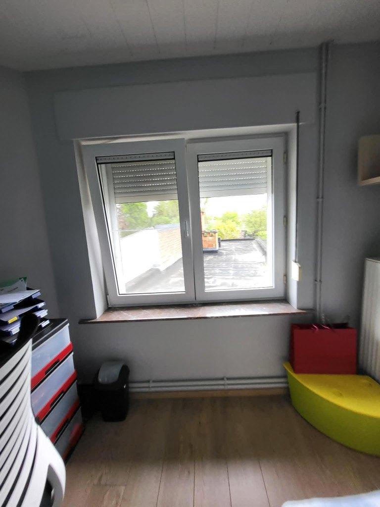 Raam pvc wit 1550 mm x 1325 mm, Ophalen, Gevelraam of Ruit, 120 tot 160 cm, Zo goed als nieuw