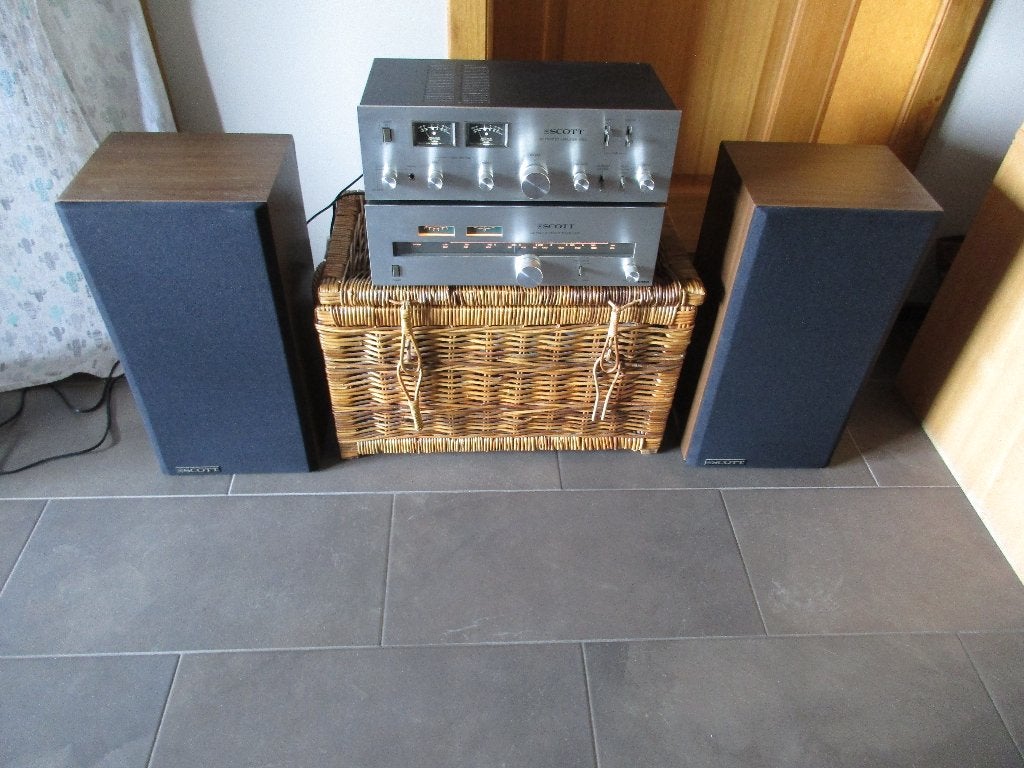 ampli SCOTT 410A, tuner 510TL, enceintes S20, Enlèvement