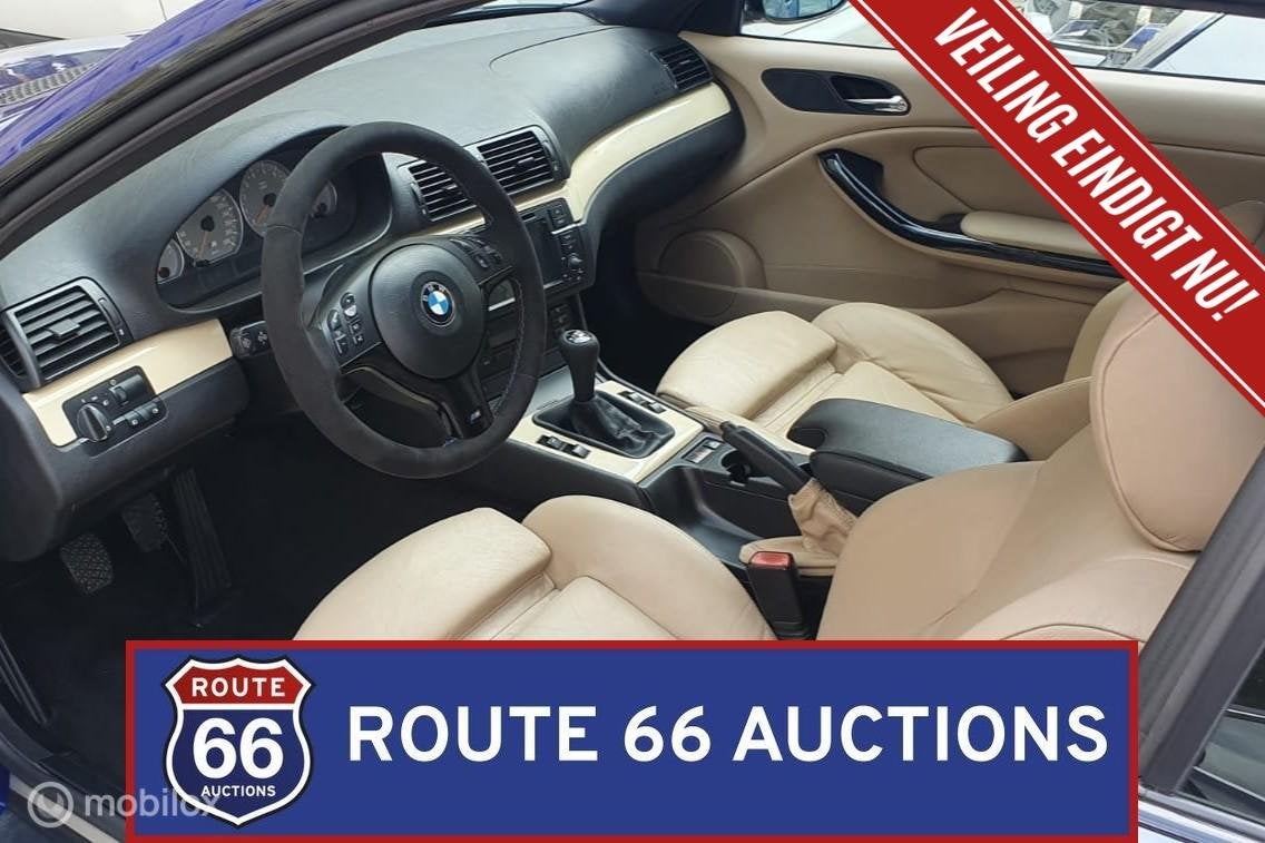BMW M3 Coupe | 2001 | Route 66 Auctions, Auto's, Zwart, Bedrijf, Handgeschakeld, Overige carrosserie