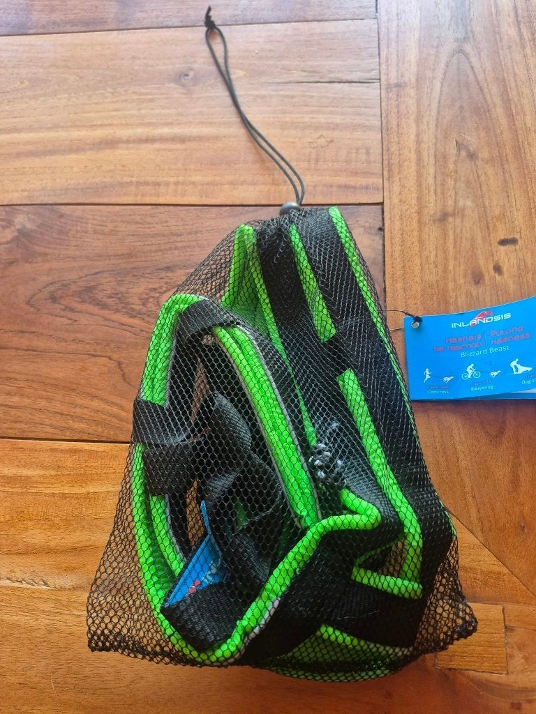 Harnais Inlandsis Blizzard Beast V1 XXL noir et vert neuf, Animaux & Accessoires, Autres marques, Enlèvement, Neuf, Harnais pour chien
