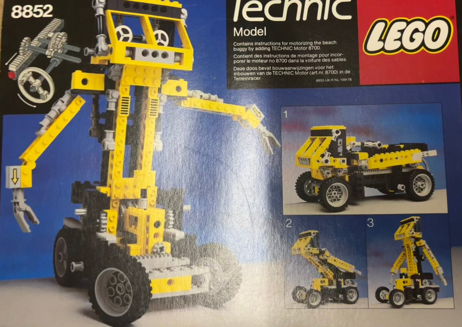 Lego Technic 8852, Enfants & Bébés, Jouets | Duplo & Lego, Enlèvement, Comme neuf, Lego