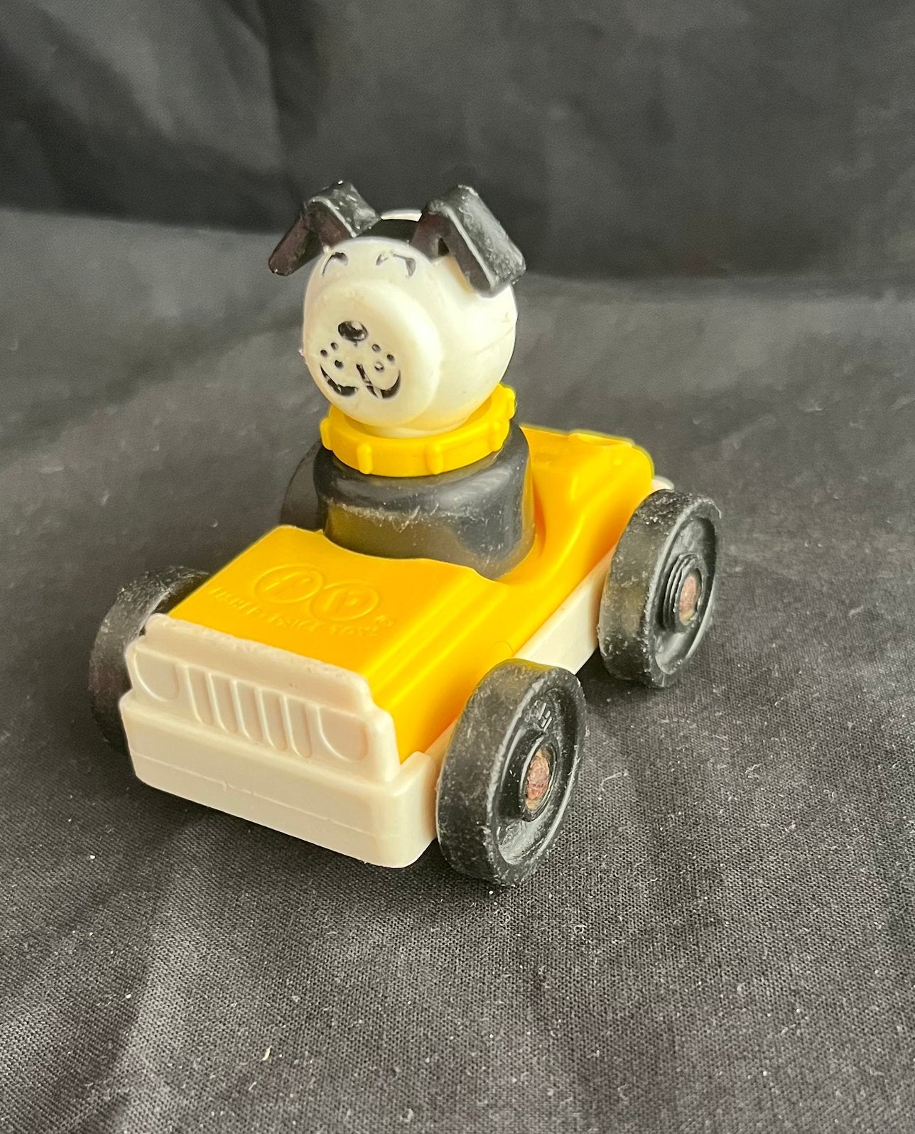 Vintage Little People | Chien Lucky/Fido avec collier jaune, Enlèvement ou Envoi, Utilisé